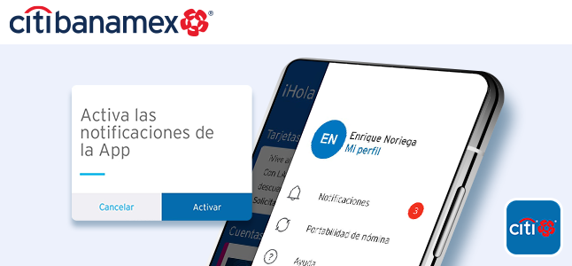 Citibanamex® | Activa las notificaciones de la App | Citi