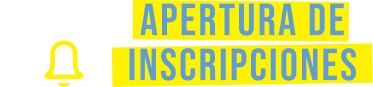 Apertura de inscripciones