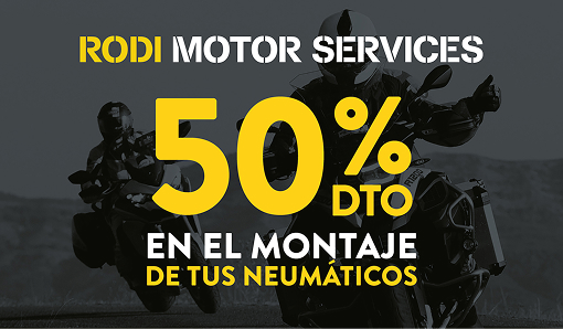 50% descuento en el montaje de tus neum&aacute;ticos
