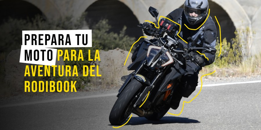 Prepara tu moto para la aventura del Rodibook
